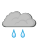 Partly cloudy Drizzle